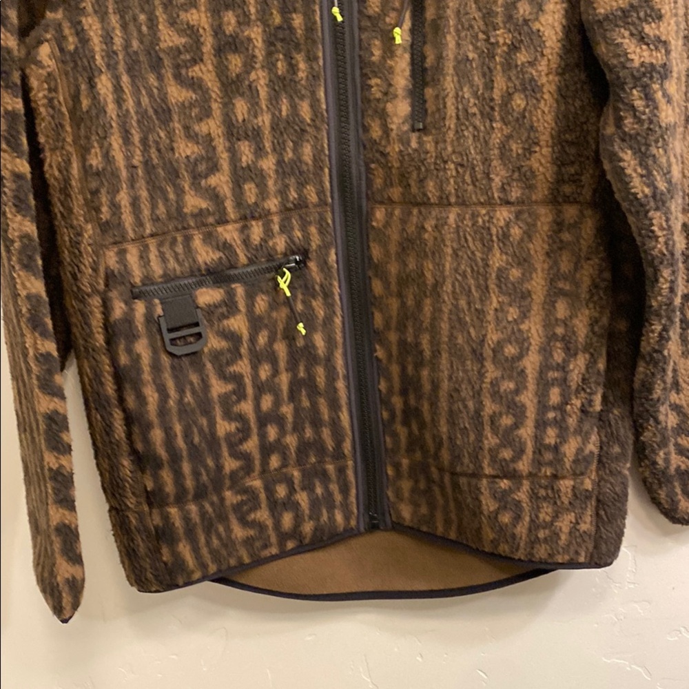 Rains Brown Patterned Jacket - Picture 4 of 6